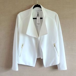 Calvin Klein White Jacket with pockets